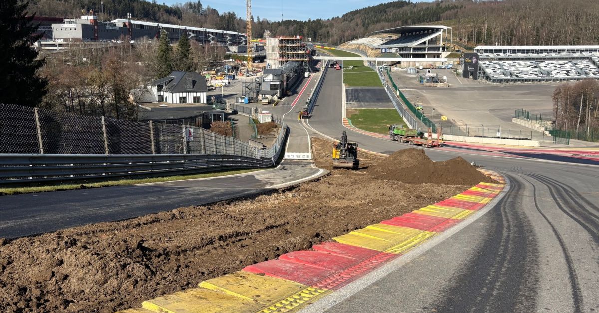 Precast concrete kerbs at Spa-Francorchamps: Larco’s expertise